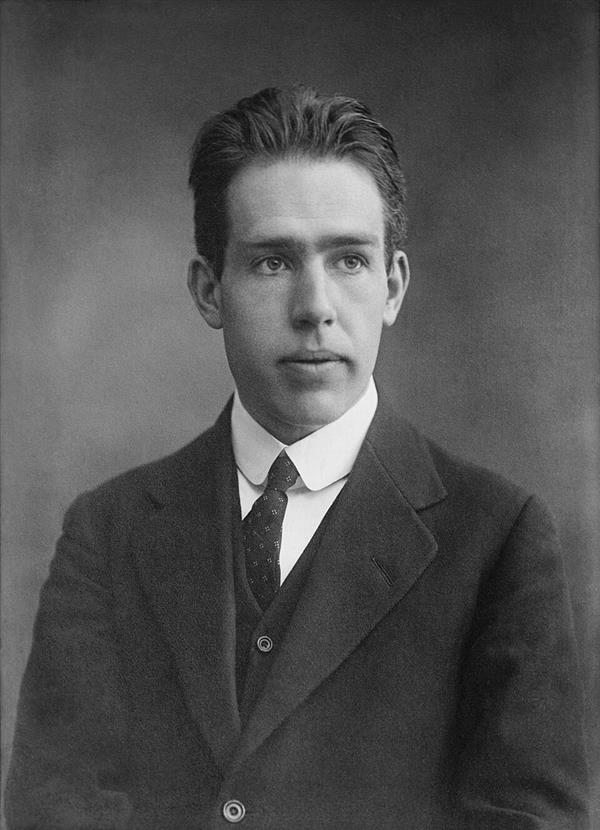 Niels Bohr — Restored version of the photograph in the Library of Congress archives.