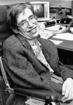Stephen Hawking — Historical photo from NASA StarChild archive.